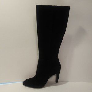 Via Spiga, Bethany, Knee High, Black Suede Boots Size: 9.5
